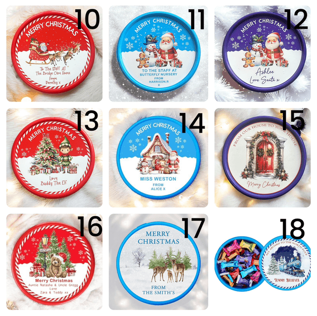 Chocolate Tub Stickers