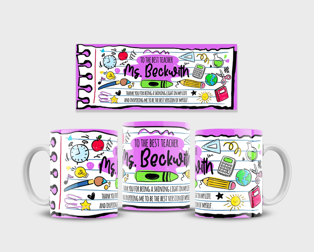 Teacher Mug - Design 3