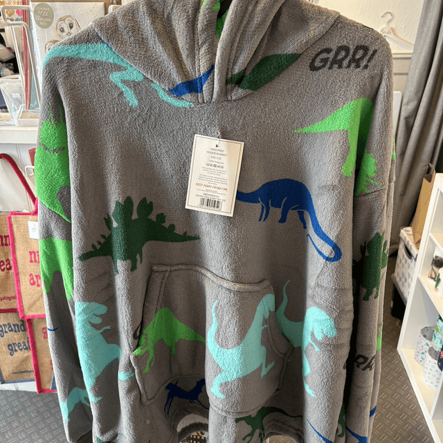 Dinosaur Hoodie Blanket
