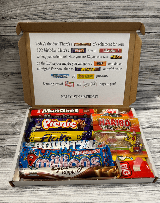 Letterbox Gift -  18th Birthday 